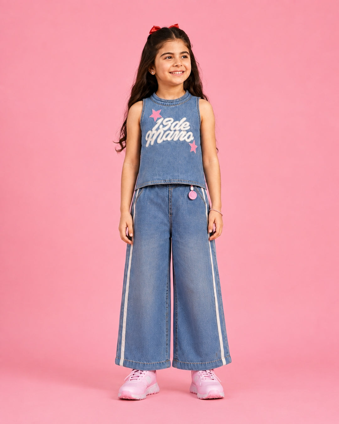 Side Hustle Denim Co-ord Set
