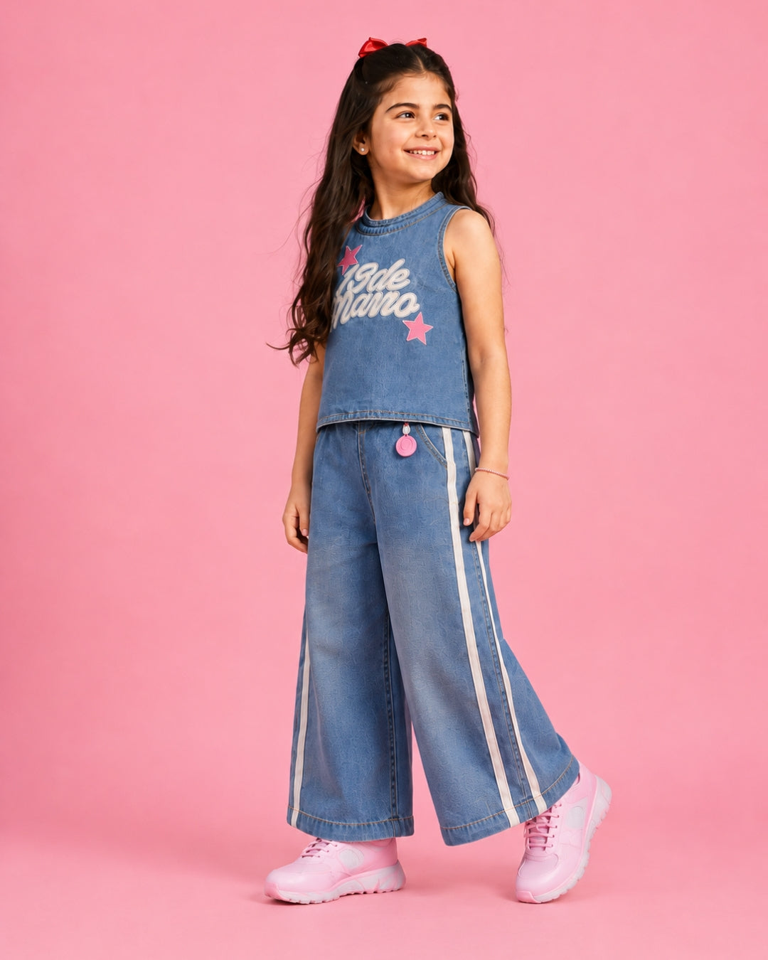 Side Hustle Denim Co-ord Set