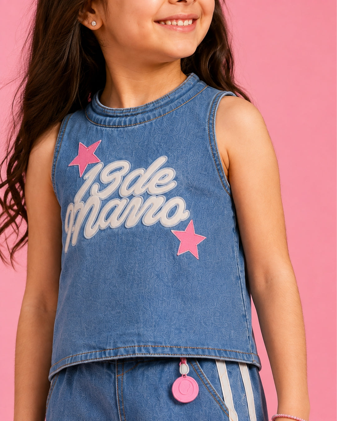 Side Hustle Denim Co-ord Set