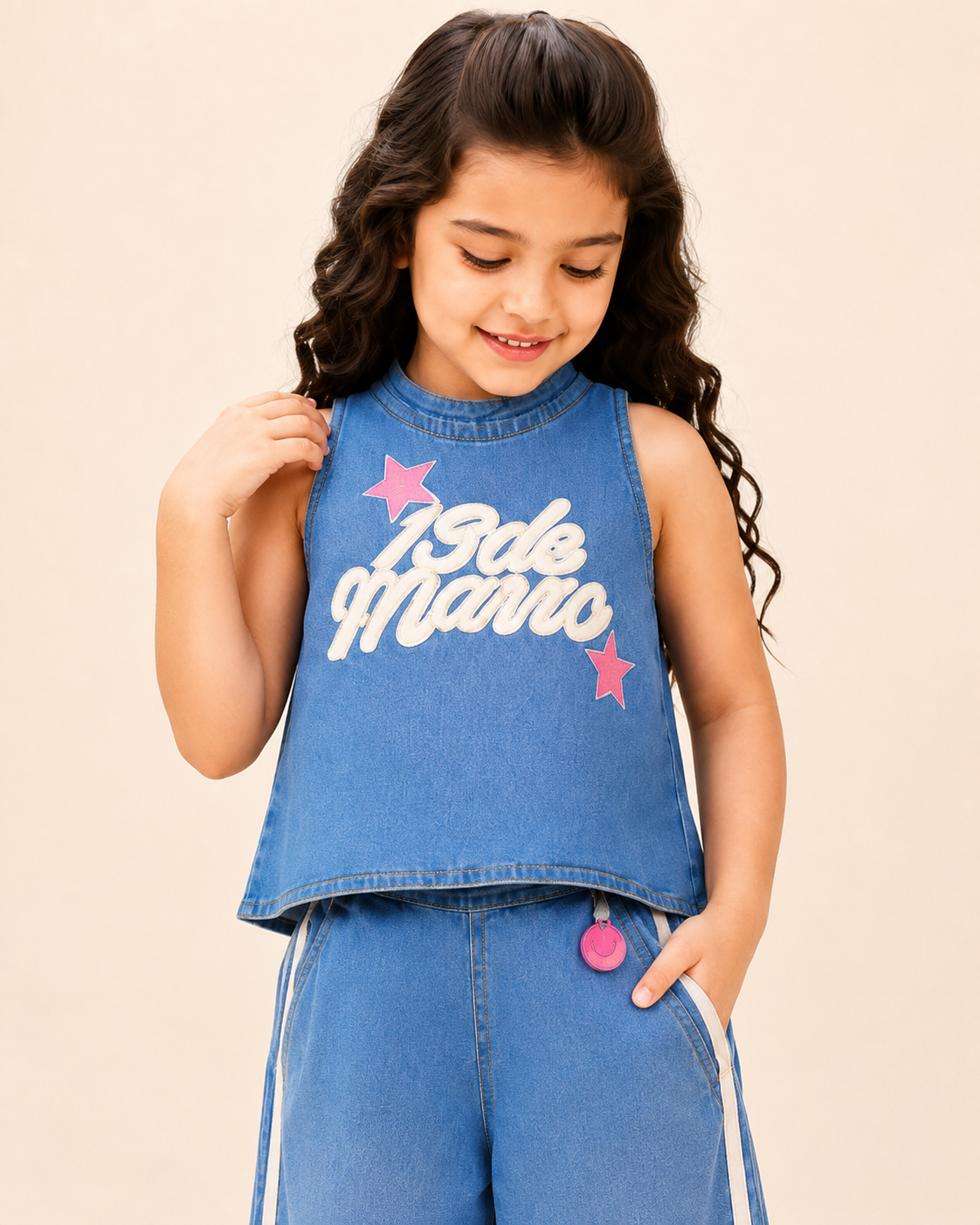 Side Hustle Denim Co-ord Set