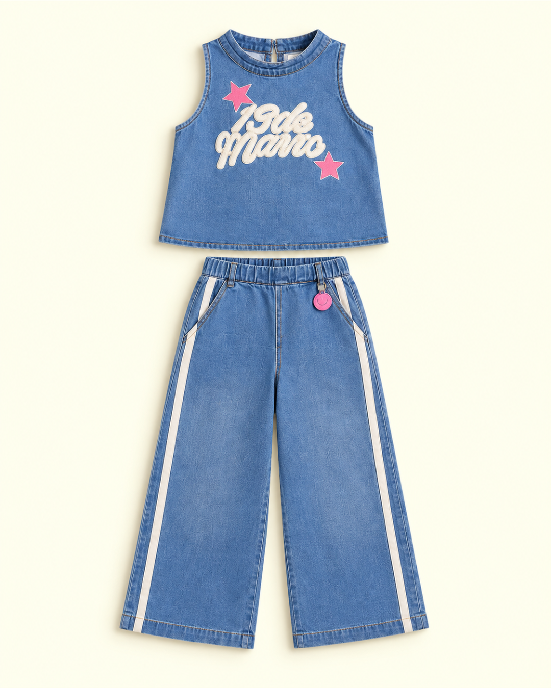 Side Hustle Denim Co-ord Set