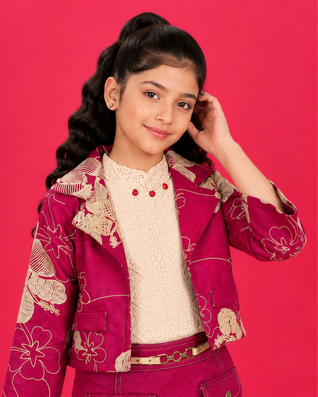 Raspberry Rebel Jacket Set 6185-A