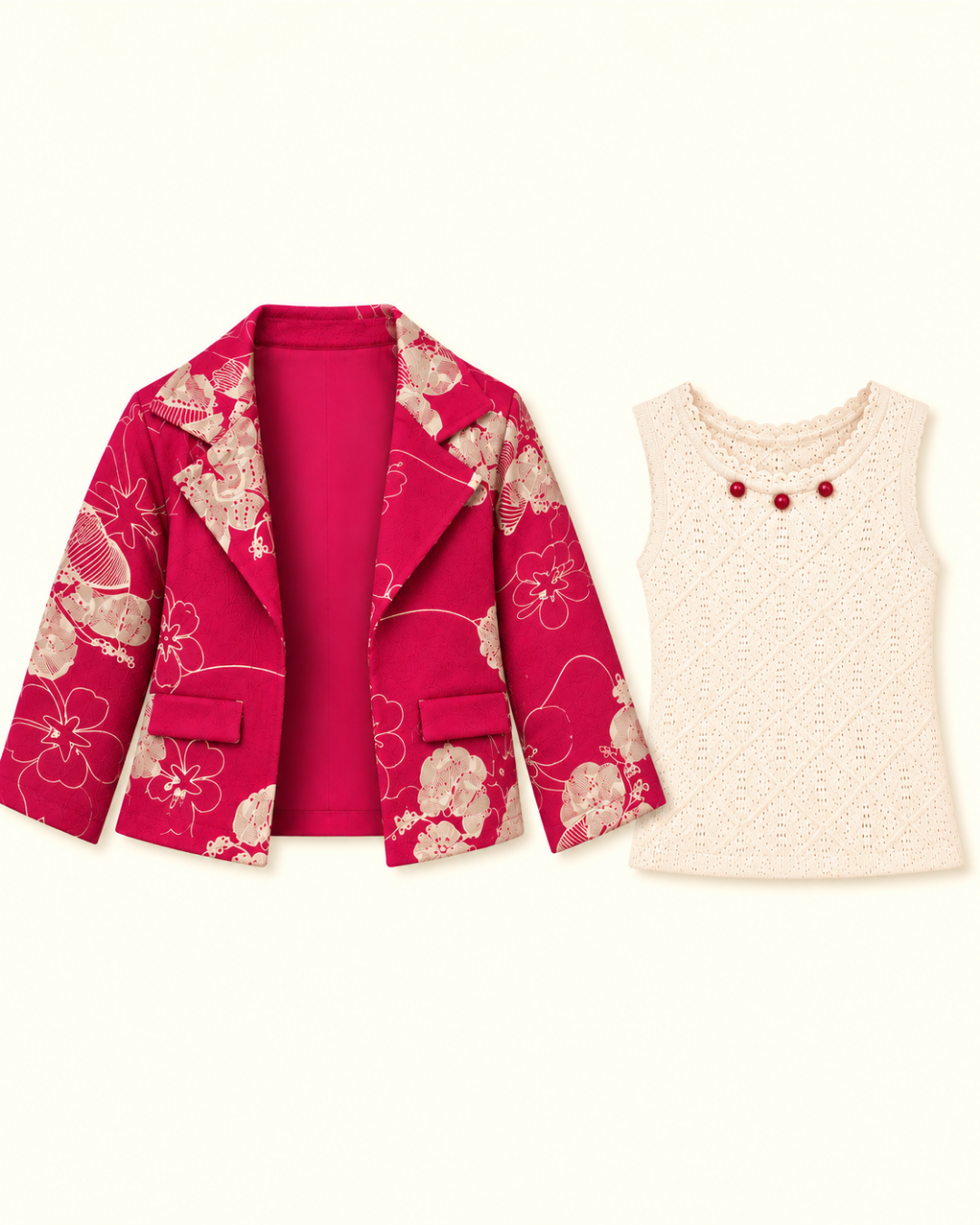 Raspberry Rebel Jacket Set 6185-A