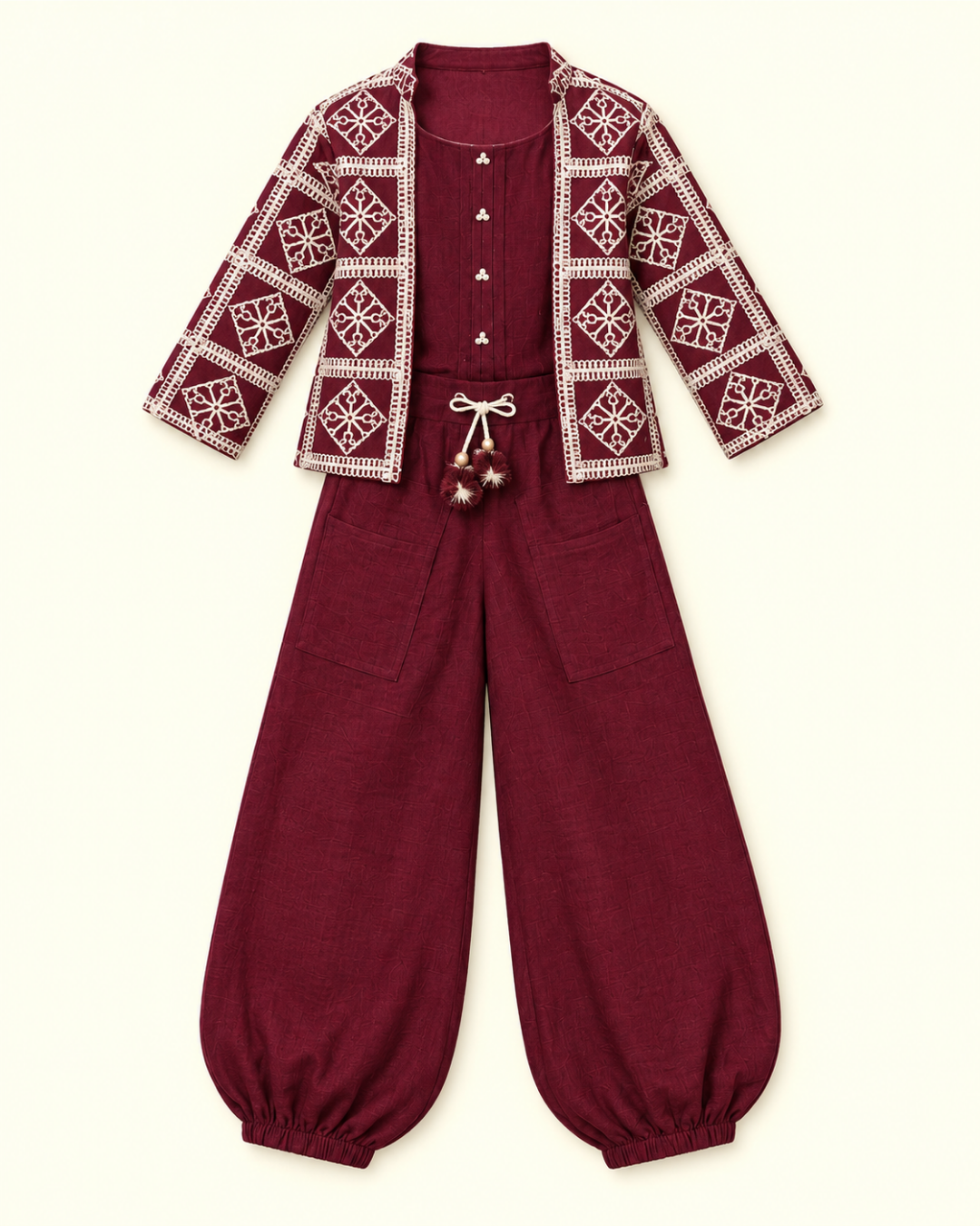 Merlot Motion Co-ord Set 6194-d