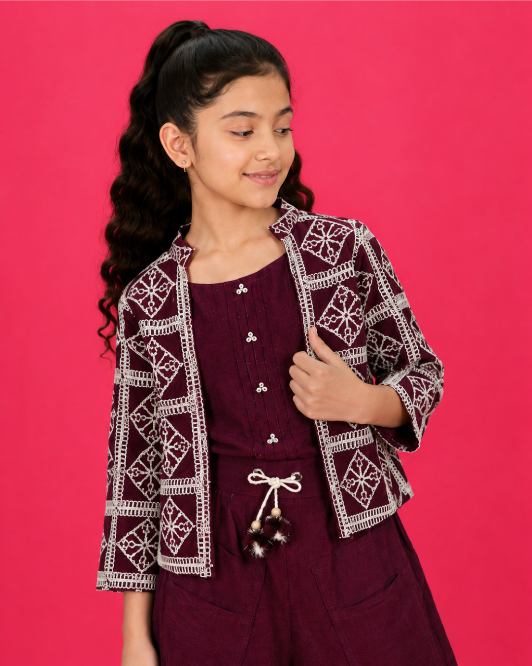 Merlot Motion Co-ord Set 6194-d