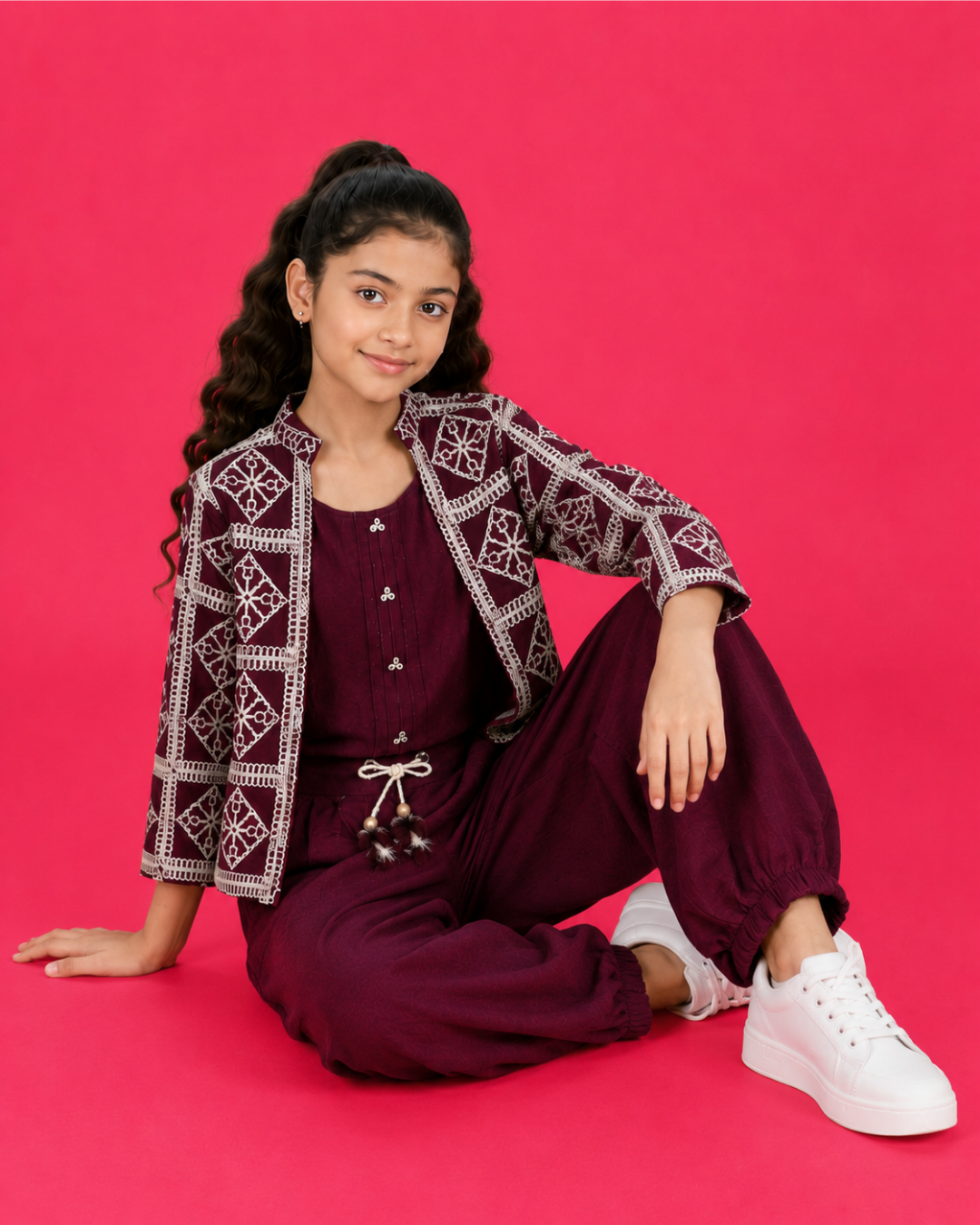 Merlot Motion Co-ord Set 6194-d