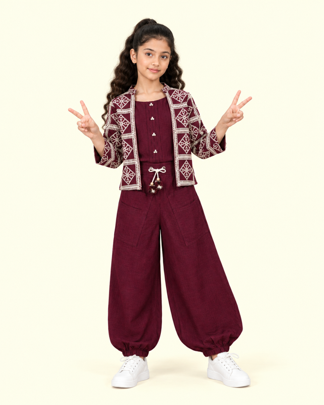 Merlot Motion Co-ord Set 6194-d