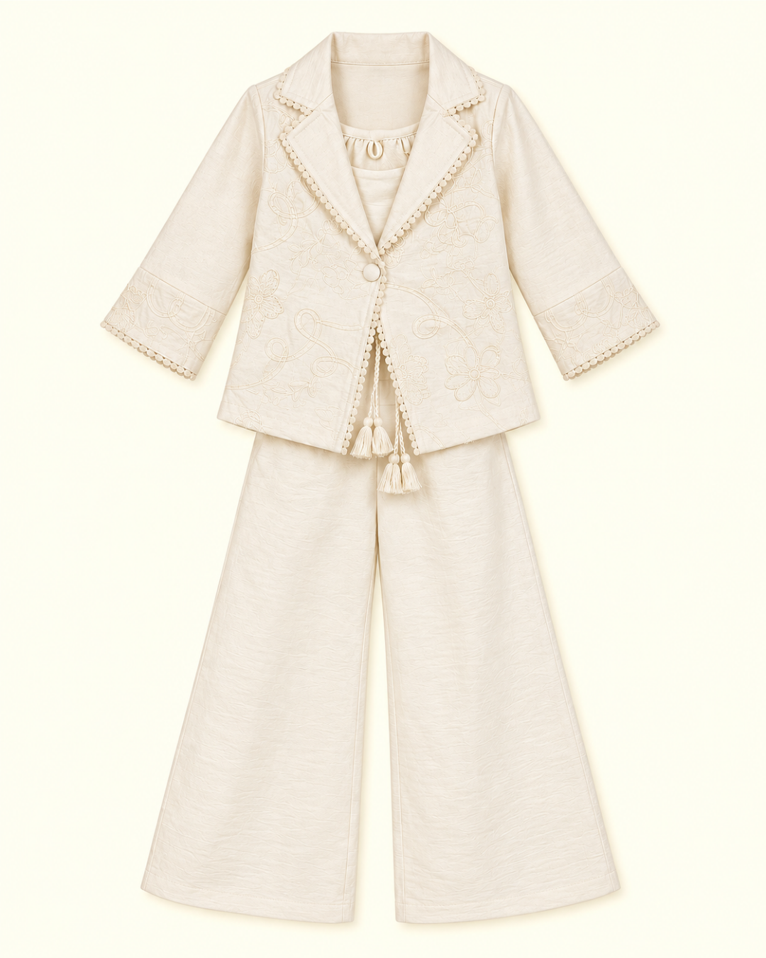 Ivory Afterglow Co-ord Set  6196-c