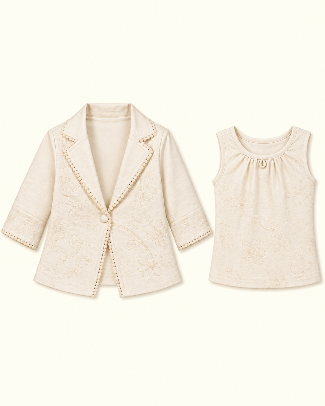 Ivory Afterglow Co-ord Set  6196-c