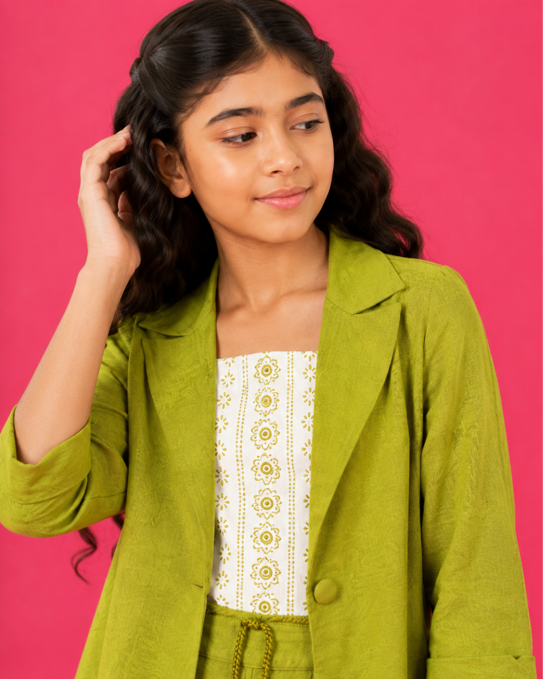 Olive Theory Co-ord Set  6198-c