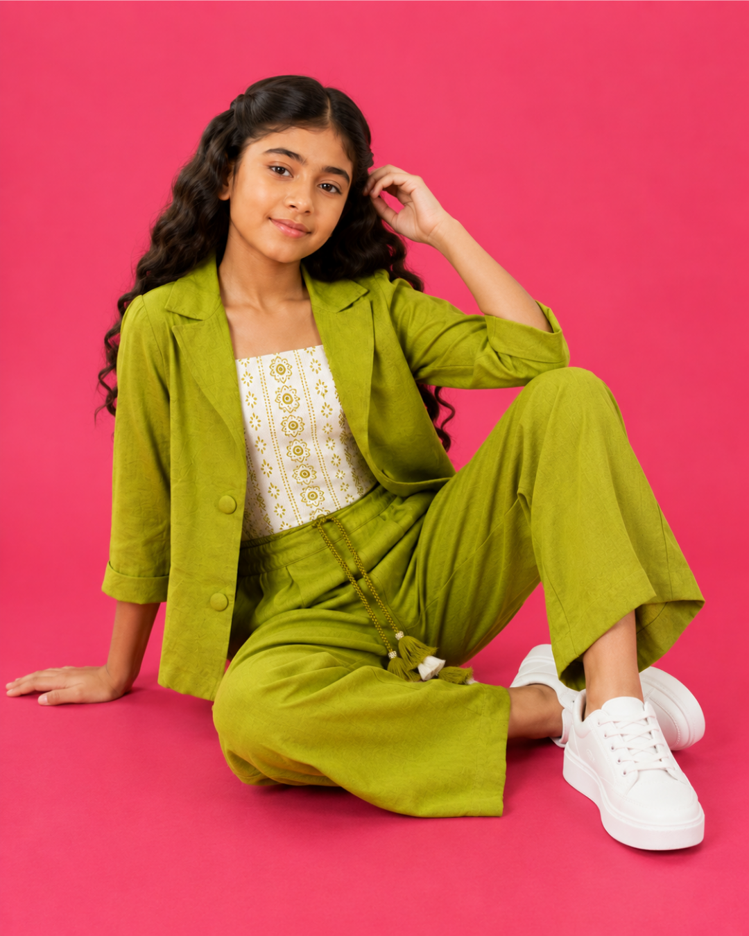 Olive Theory Co-ord Set  6198-c