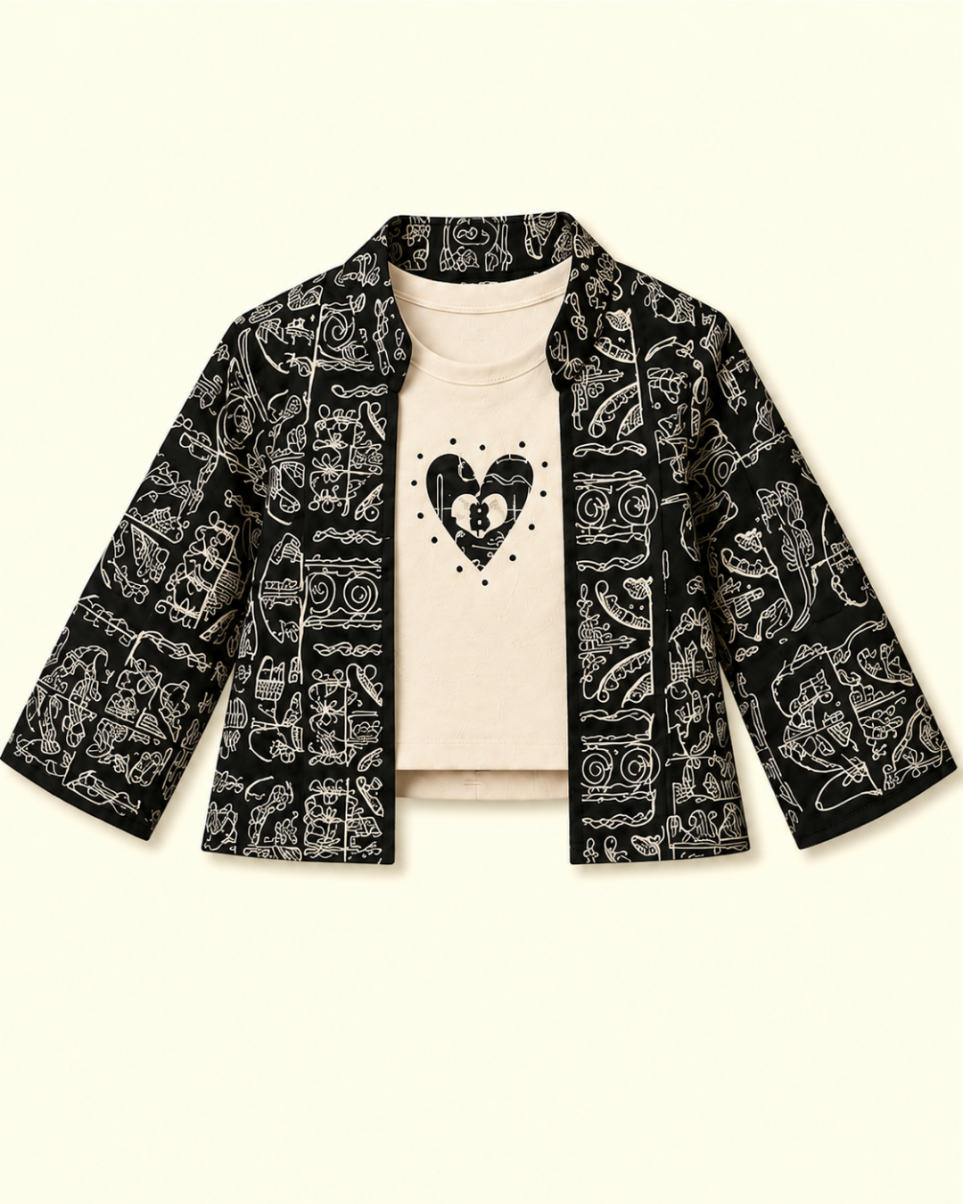 Ink & Ivory Longline Set 6270-a