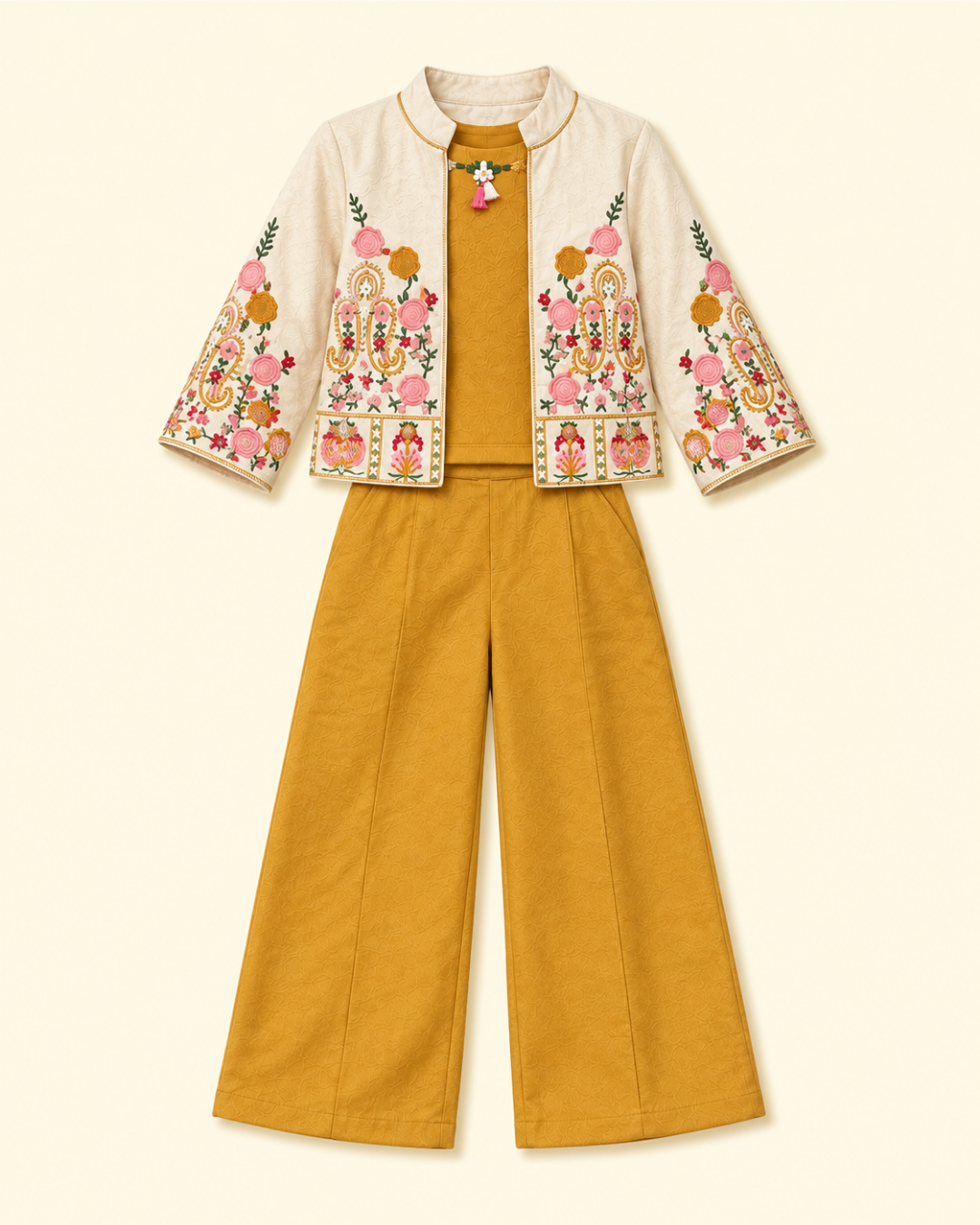 Saffron Story Co-ord Set  6278-a
