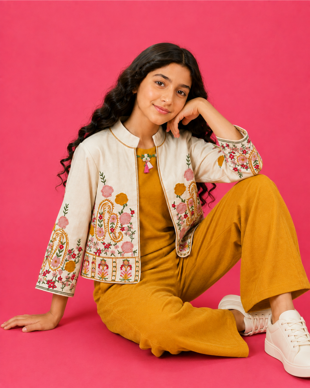 Saffron Story Co-ord Set  6278-a