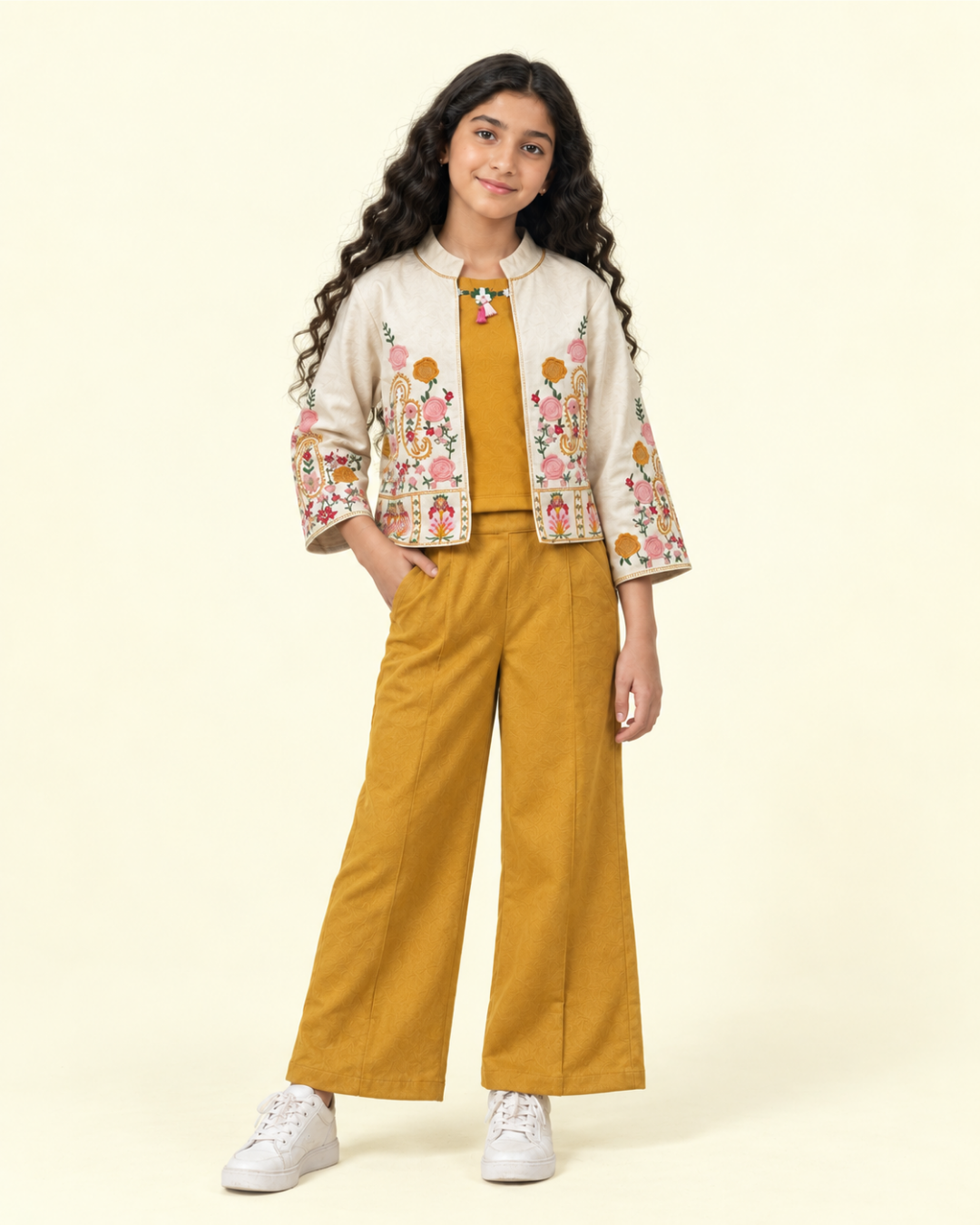 Saffron Story Co-ord Set  6278-a