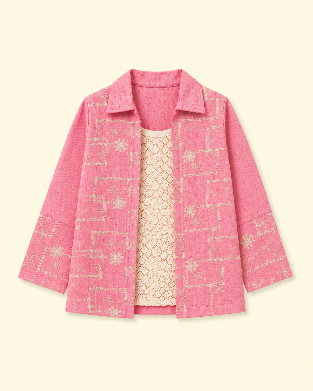 Pink Reverie Co-ord Set 6325-a