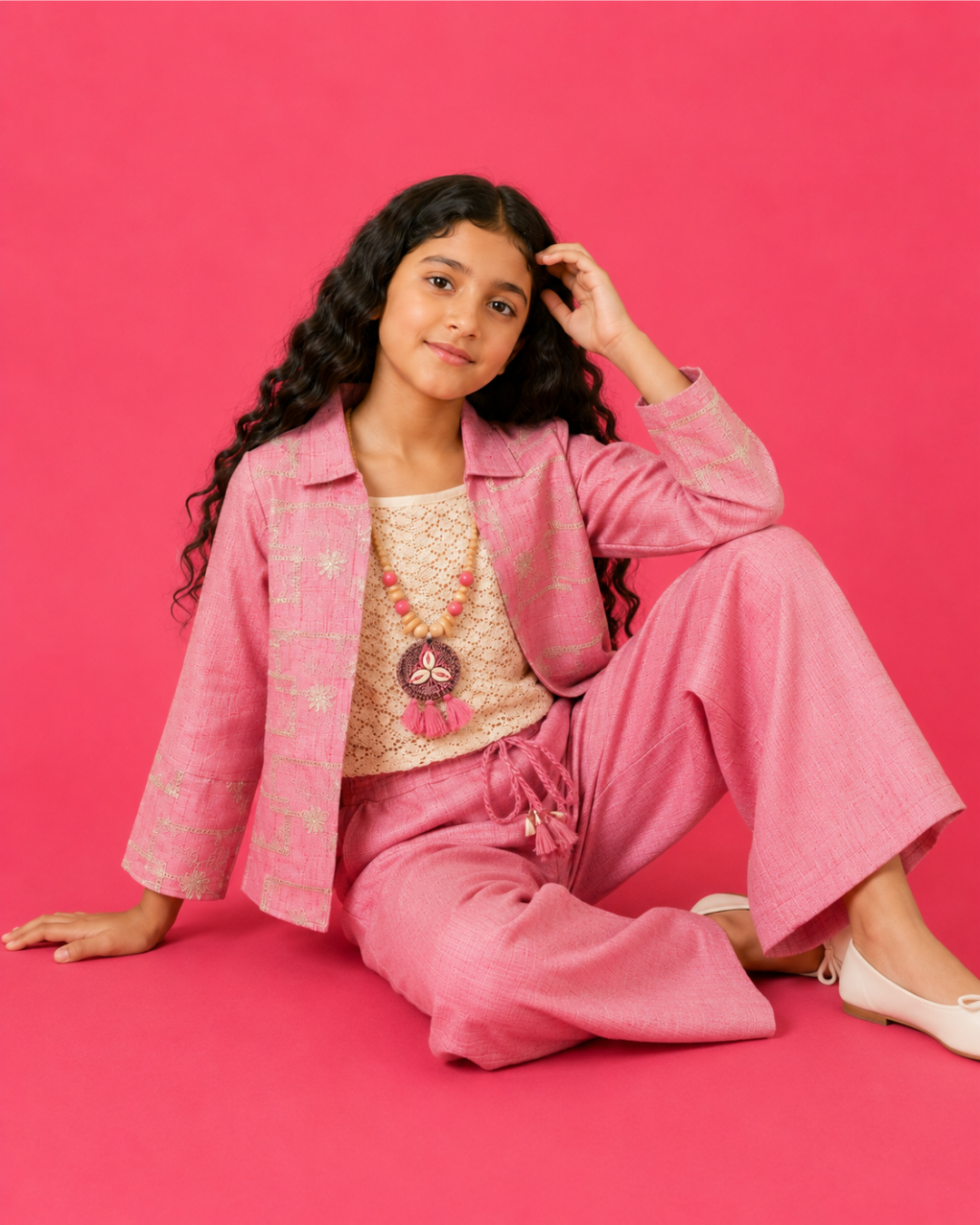 Pink Reverie Co-ord Set 6325-a