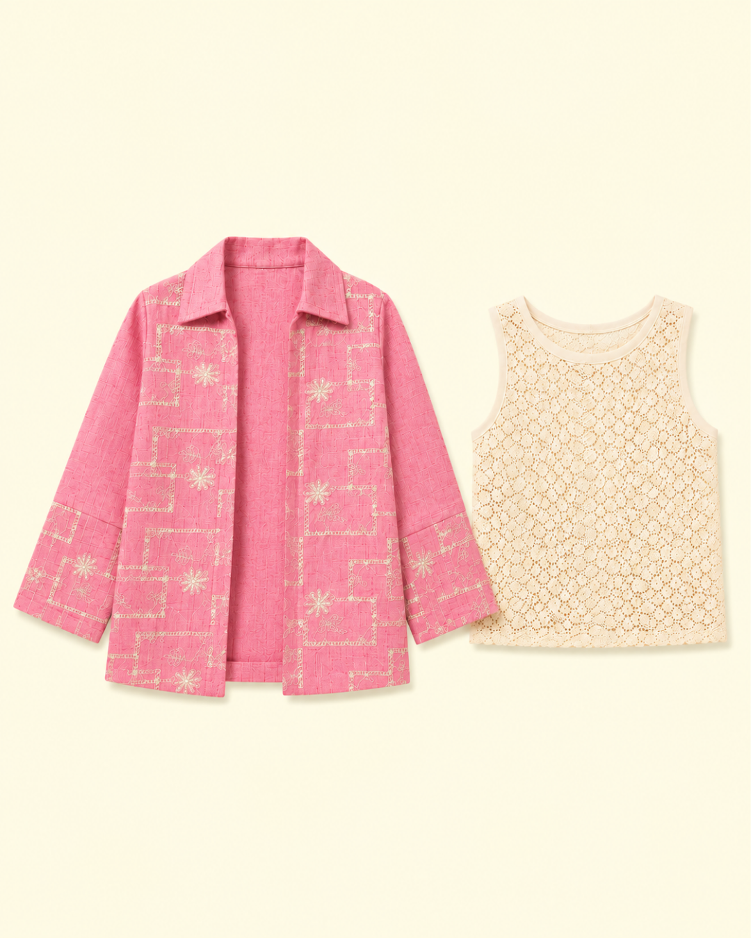 Pink Reverie Co-ord Set 6325-a