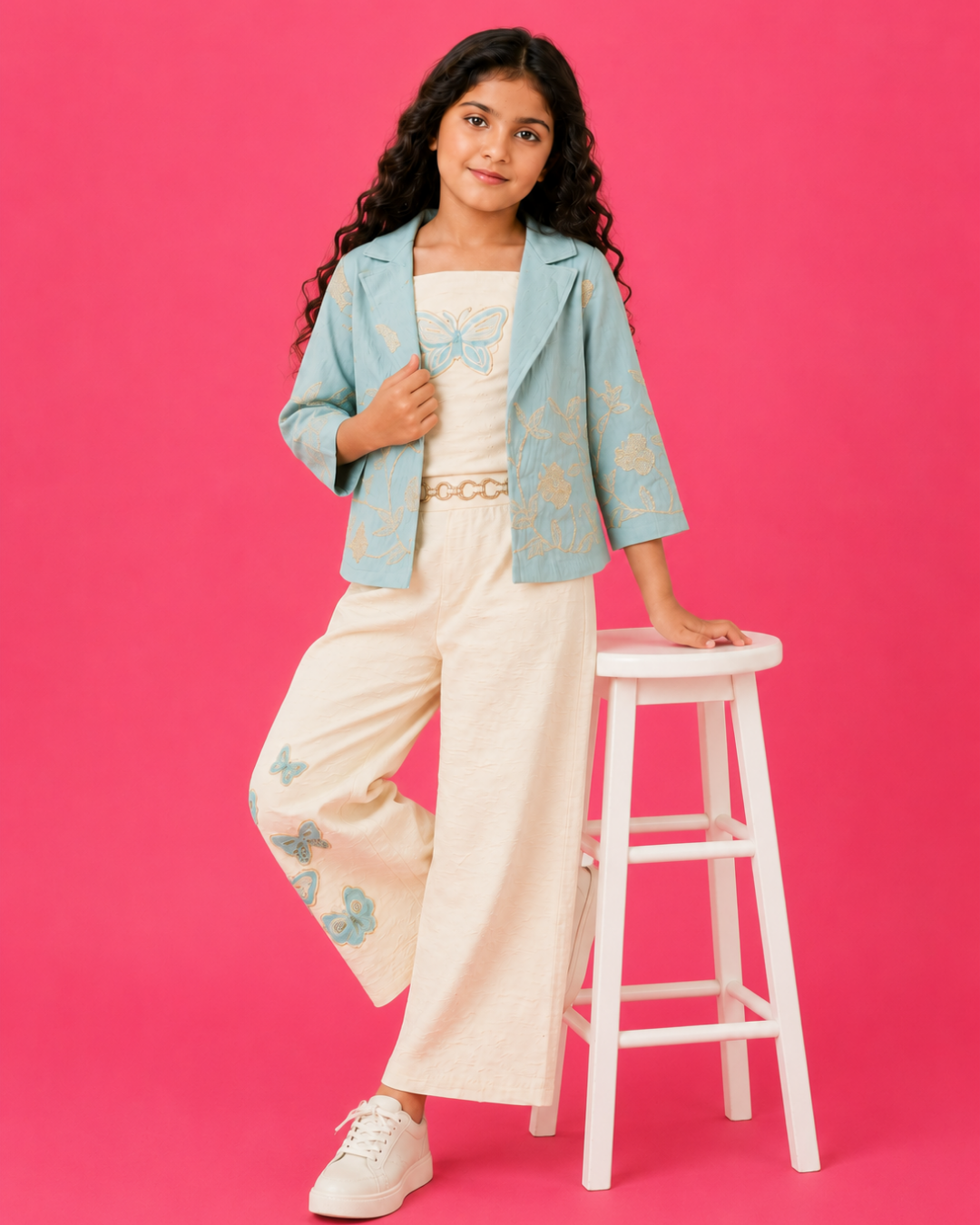 Skyblue Butterfly Bloom Set 6368-b