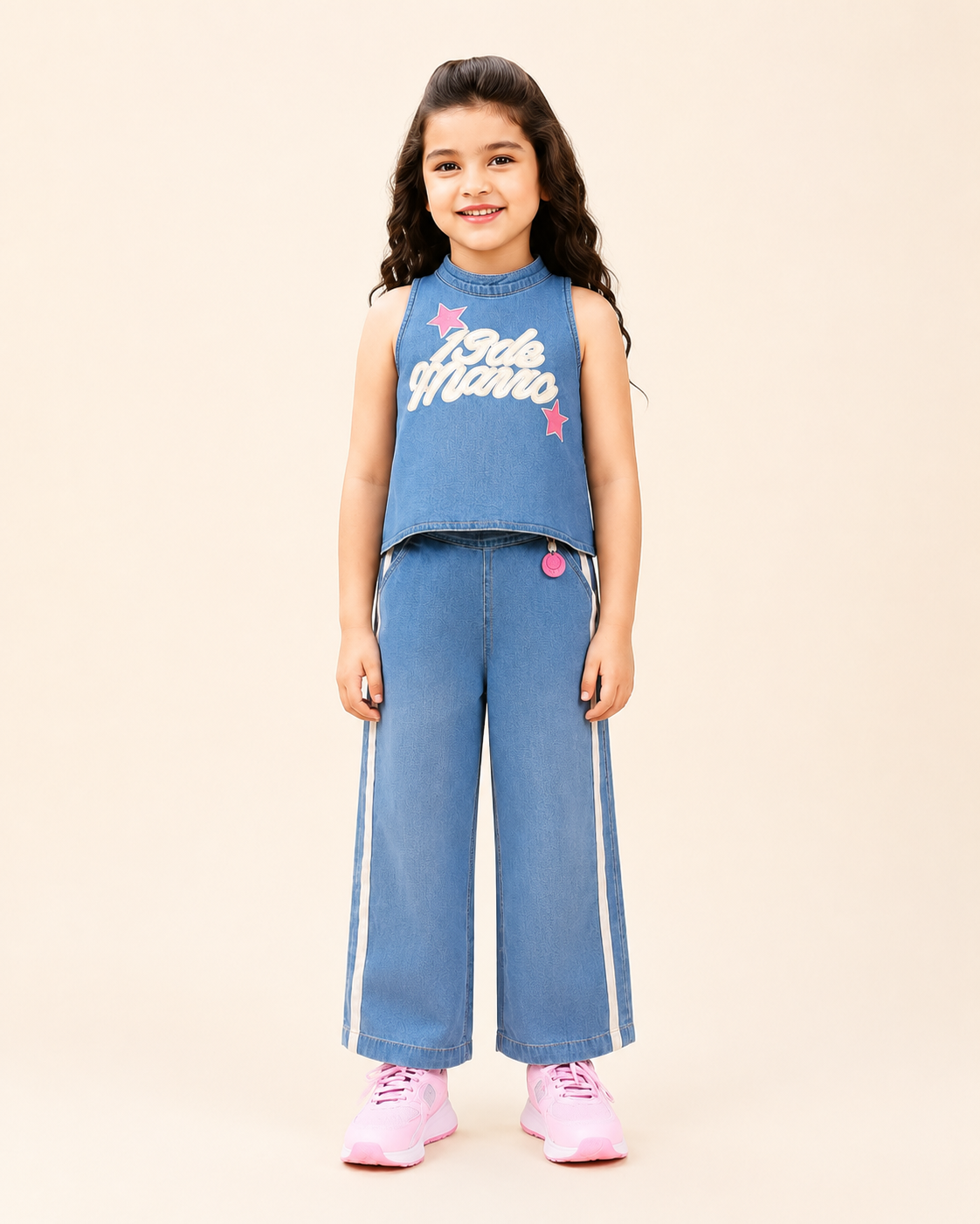 Side Hustle Denim Co-ord Set